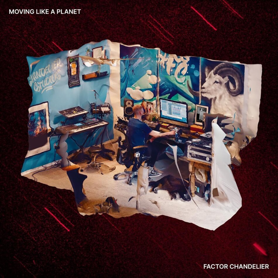 Factor Chandelier - Moving Like A Planet Dark Red Vinyl, LP