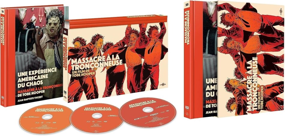 Massacre à la tronçonneuse (1974) Édition Coffret Ultra Collector, Édition Limitée, 4K Ultra HD + 2 Blu-ray + Livre