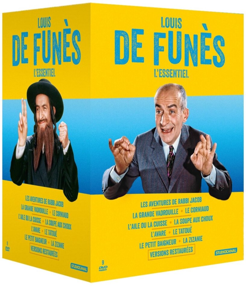 Louis de Funès - L'Essentiel 9 DVD