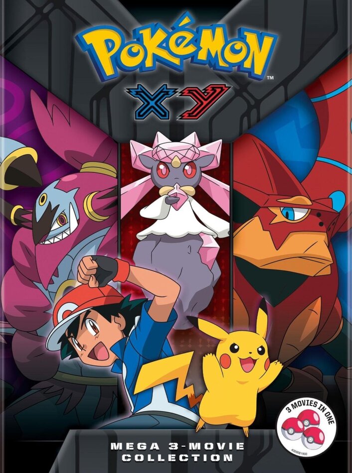 Pokémon XY - Mega 3-Movie Collection 3 DVD