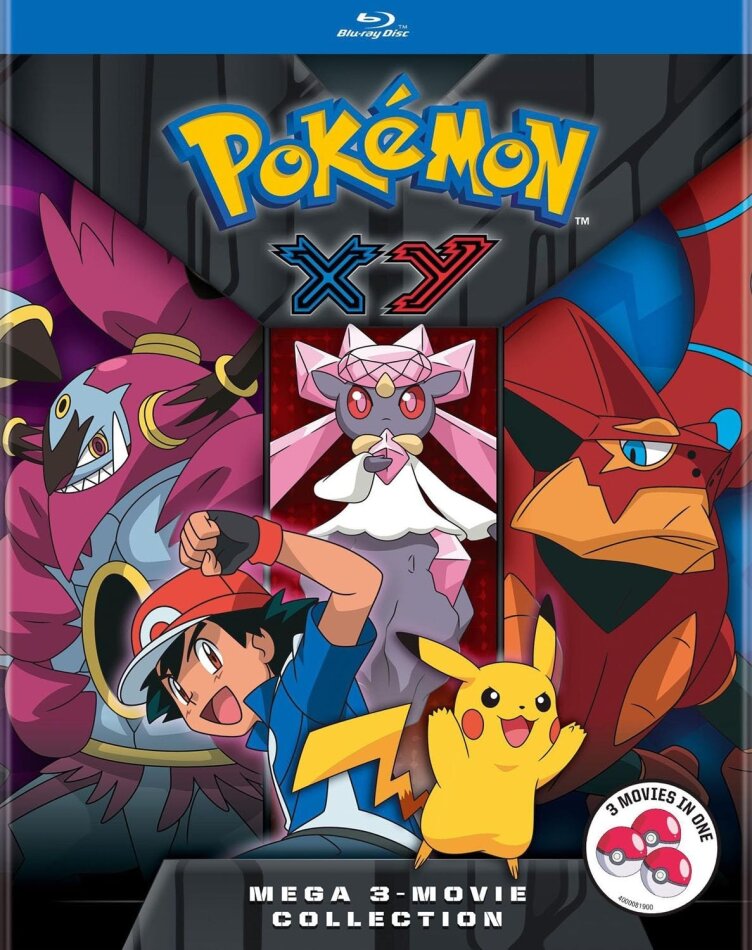 Pokémon XY - Mega 3-Movie Collection 3 Blu-ray