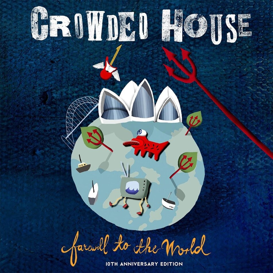 Crowded House - Farewell To The World - (Live at Sydney Opera House) 2023 Reissue, BMG Rights Management, 2 CDs