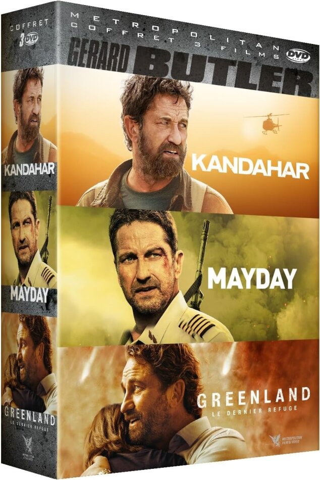 Gerard Butler - Kandahar / Mayday / Greenland 3 DVD