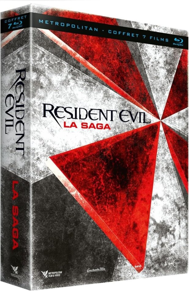 Resident Evil 1-6 & Resident Evil: Welcome to Raccoon City (2021) 7 Blu-ray