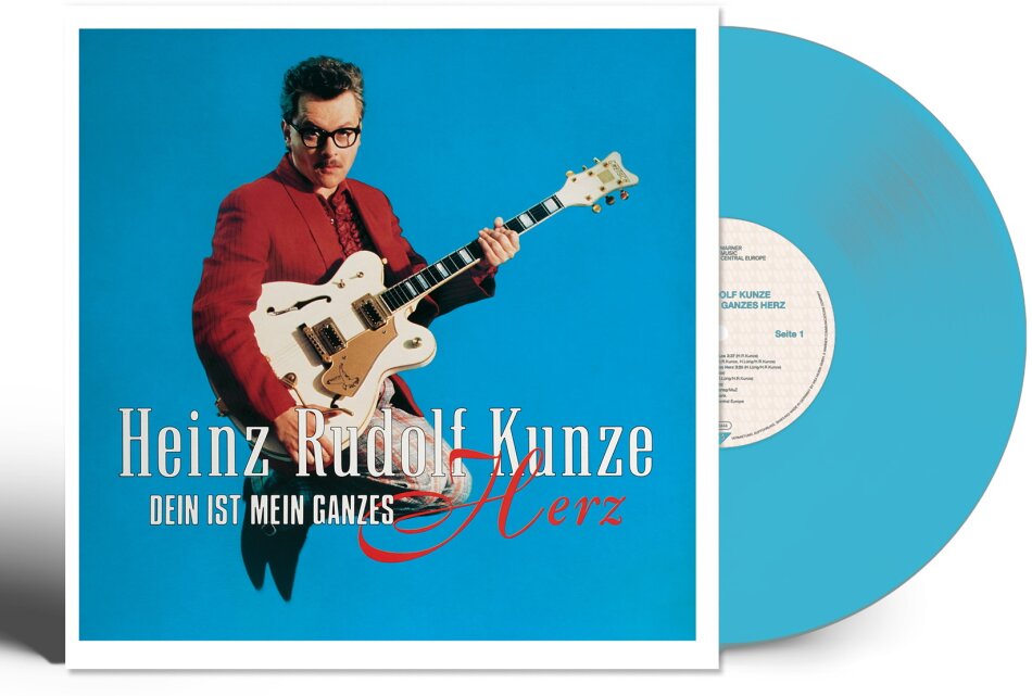 Heinz Rudolf Kunze - Dein Ist Mein Ganzes Herz 2023 Reissue, Warner, Limited Edition, Blue Vinyl, LP