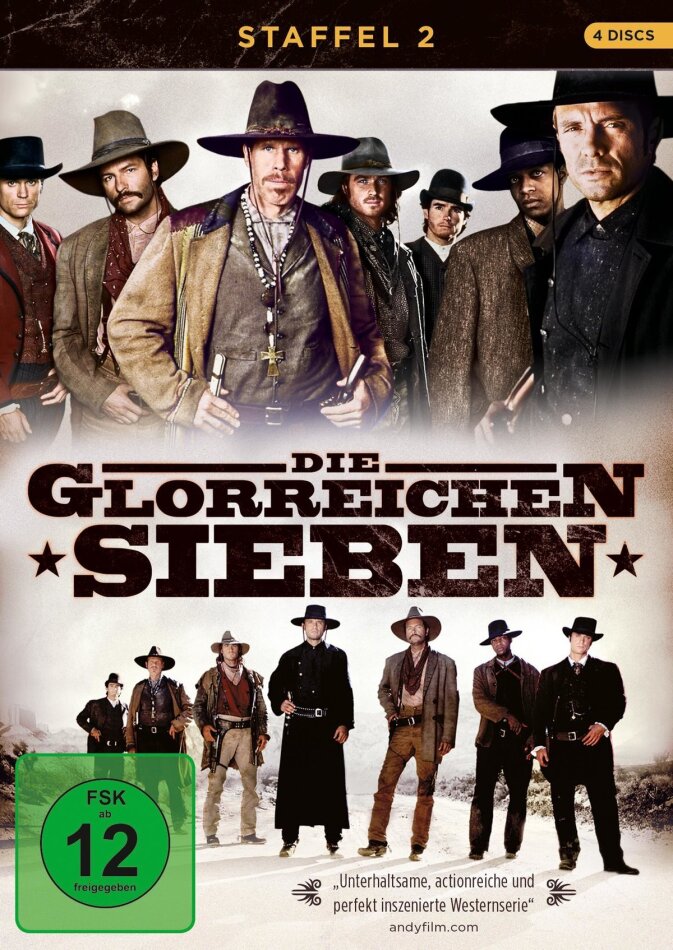 Die Glorreichen Sieben - Staffel 2 New Edition, 4 DVDs