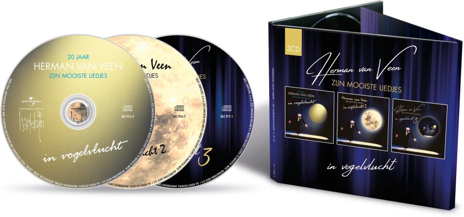 Herman van Veen - In Vogelvlucht 1,2 & 3 3 CDs
