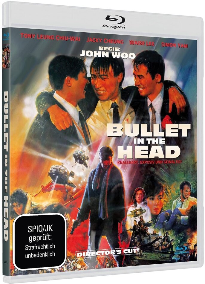 Bullet in the Head (1990) Cover B, Director's Cut