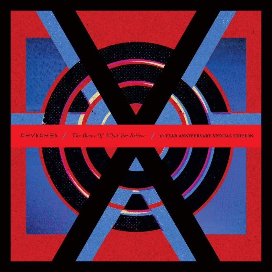 Chvrches - Bones Of What You Believe 10 Year Anniversary Special Edition, 2023 Reissue, Remastered, 2 CDs