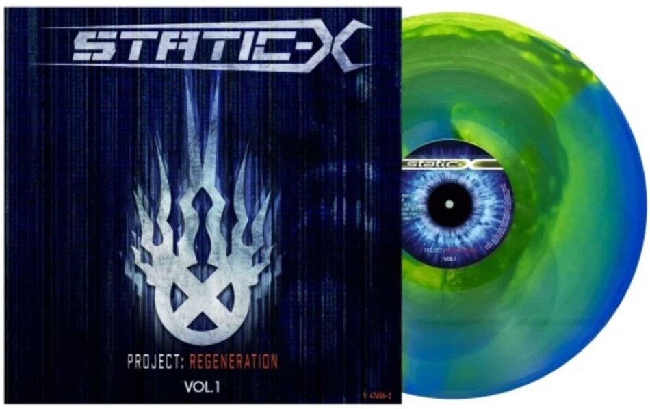 Static-X - Project Regeneration 1 Blue/Green Vinyl, LP