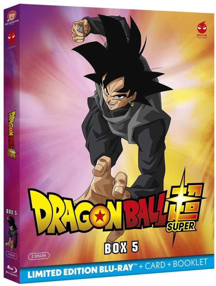Dragon Ball Super - Box 5 + Card, + Booklet, Edizione Limitata, 2 Blu-ray