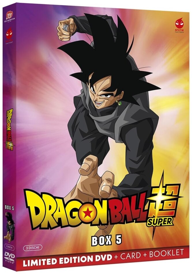 Dragon Ball Super - Box 5 + Card, + Booklet, Edizione Limitata, 3 DVD