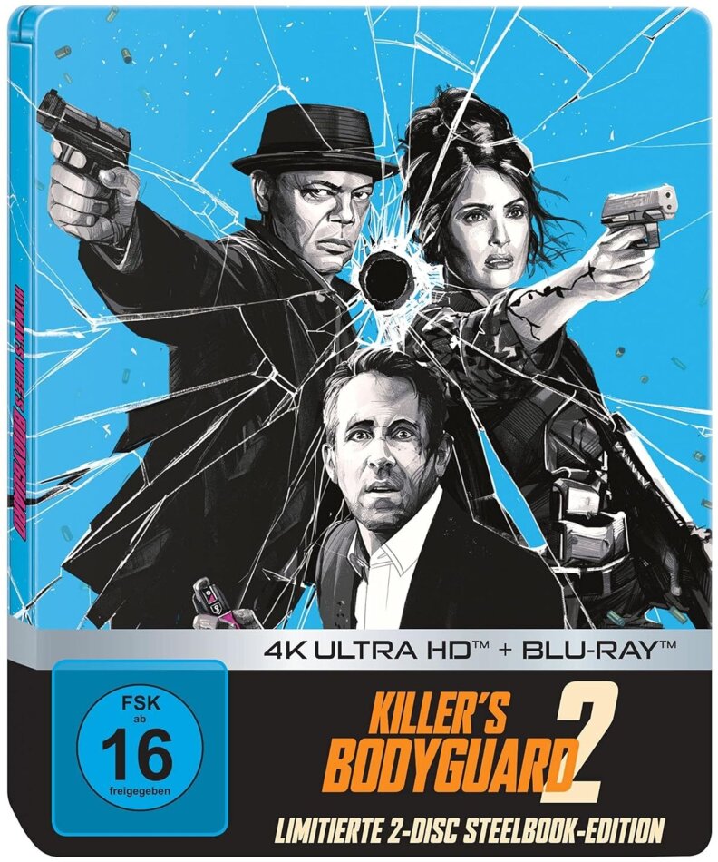 Killer's Bodyguard 2 (2021) Édition Limitée, Steelbook, 4K Ultra HD + Blu-ray