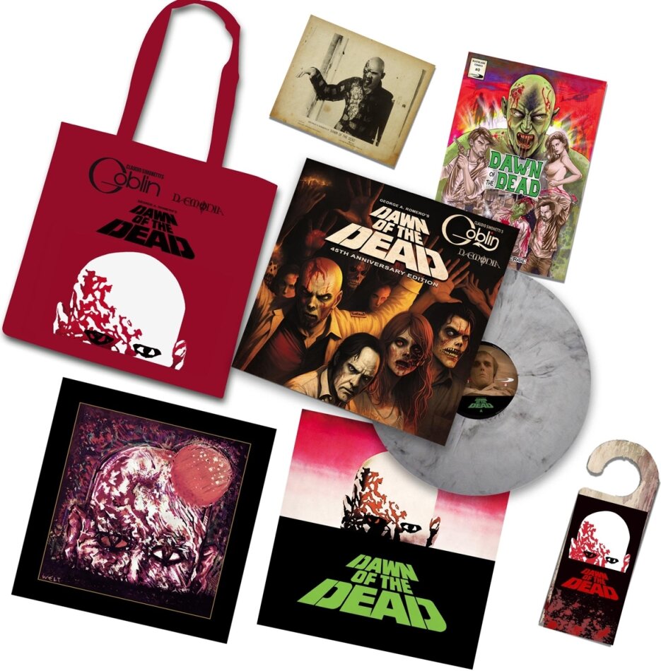 Claudio Simonetti (Goblin) - Dawn Of The Dead - OST 2023 Reissue, Rustblade, Limited Edition, Grey Vinyl, LP