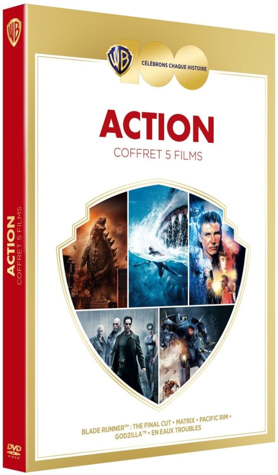 Action - Coffret 5 Films 100 ans Warner Bros., 5 DVD