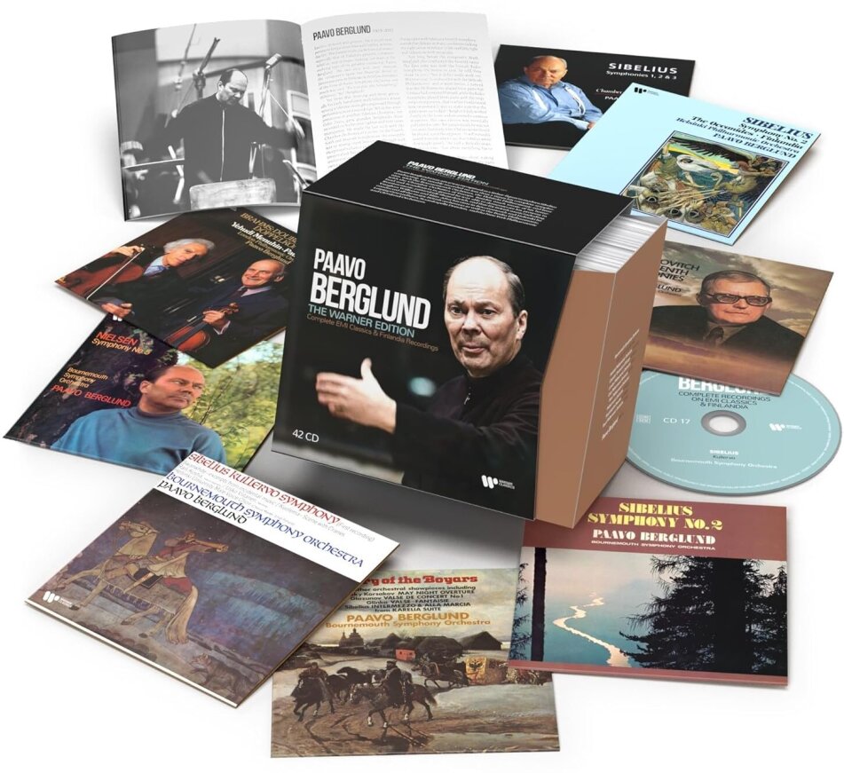 Paavo Berglund - Warner Edition: Complete EMI & Finlandia Recordings Box Set, 42 CDs