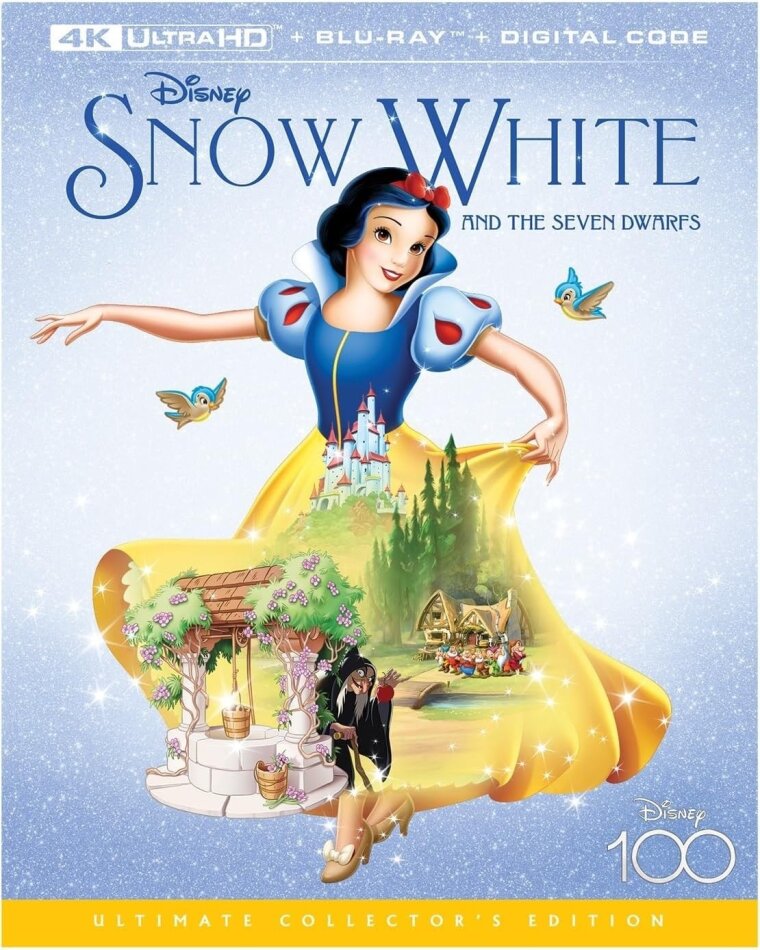 Snow White and the Seven Dwarfs (1937) Ultimate Collector's Edition, 4K Ultra HD + Blu-ray