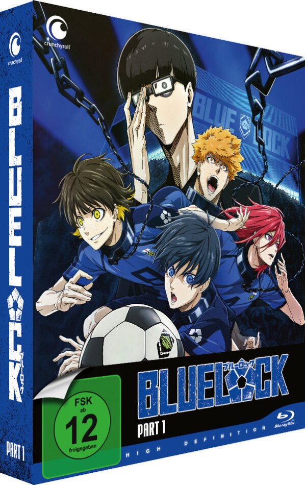 Blue Lock - Part 1 - Vol. 1 + Sammelschuber, Limited Edition, 2 Blu-rays