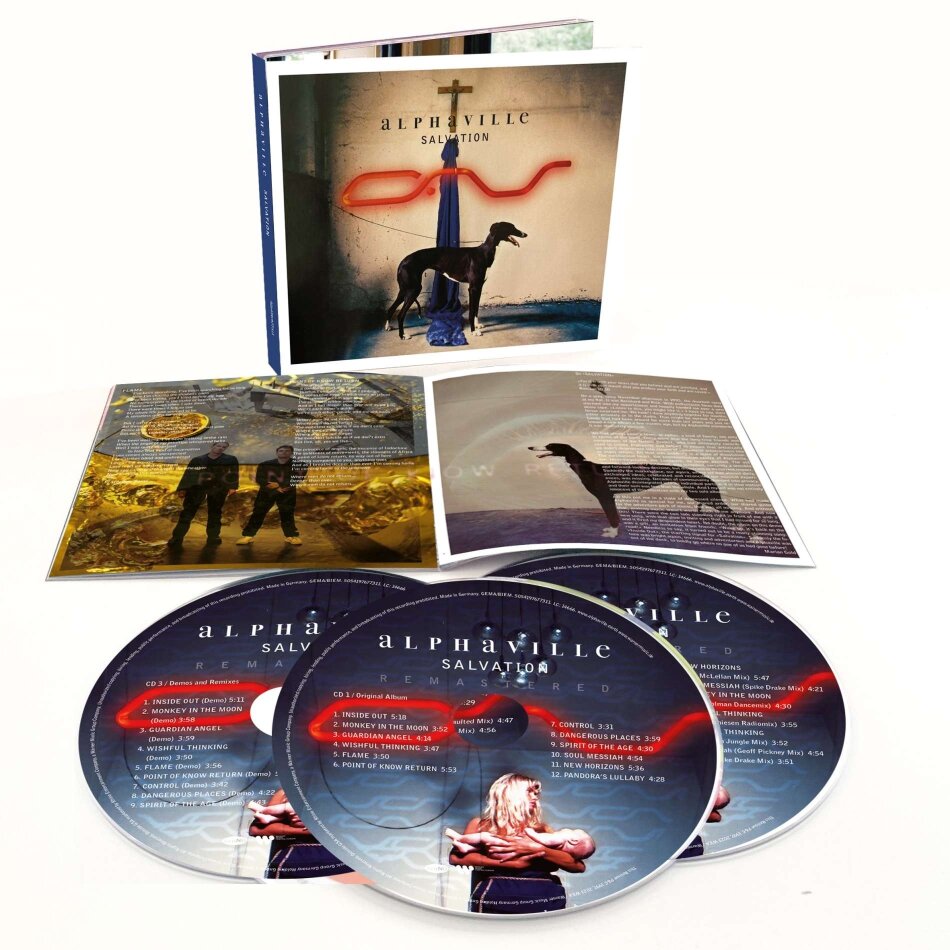 Alphaville - Salvation 2023 Reissue, Warner, Deluxe Edition, 3 CDs