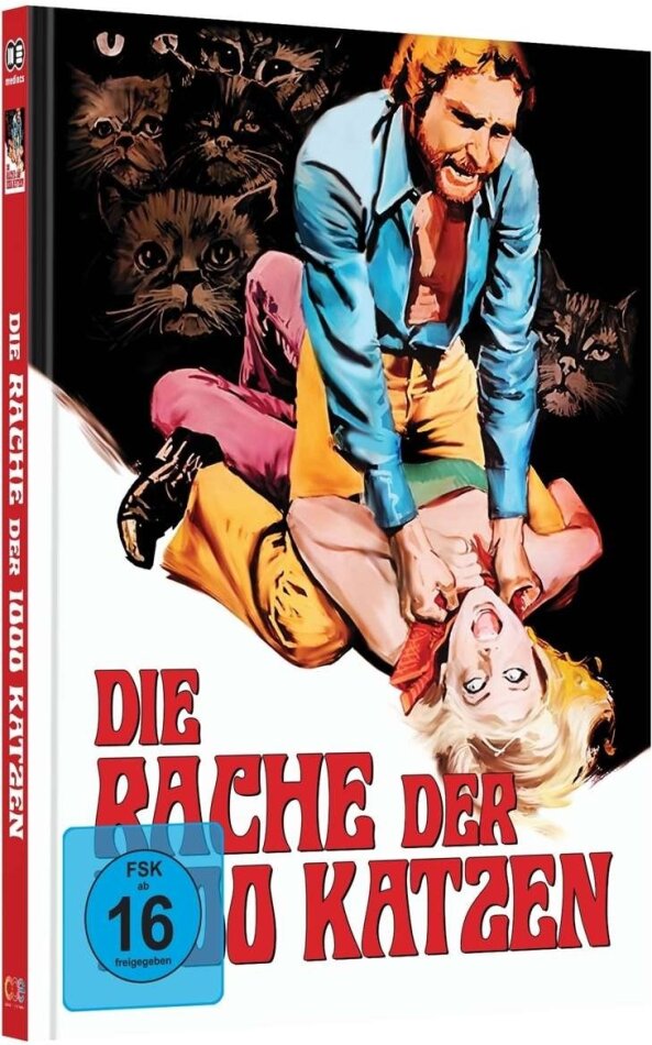 Die Rache der 1000 Katzen (1972) Cover D, Limited Edition, Mediabook, Blu-ray + DVD