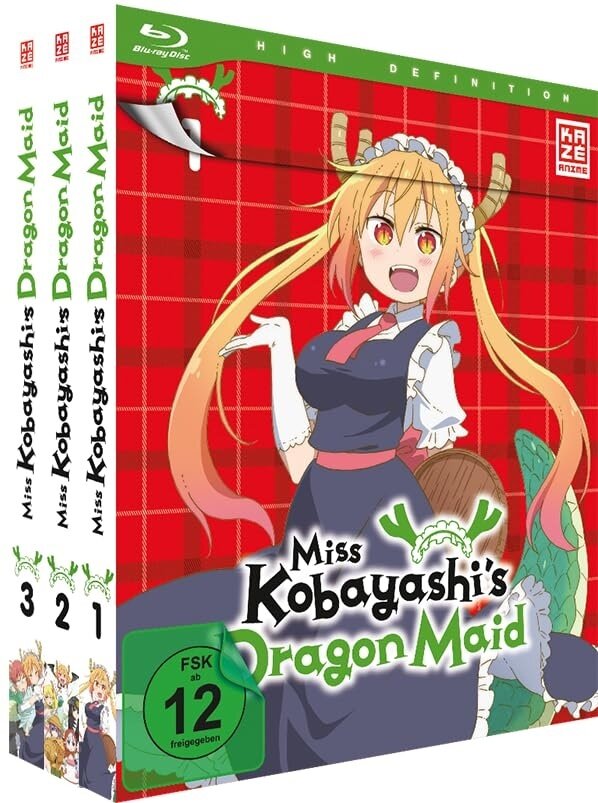 Miss Kobayashi’s Dragon Maid - Staffel 1 Complete edition, Bundle, 3 Blu-rays