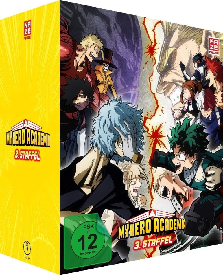 My Hero Academia - Staffel 3 Gesamtausgabe, 5 DVDs