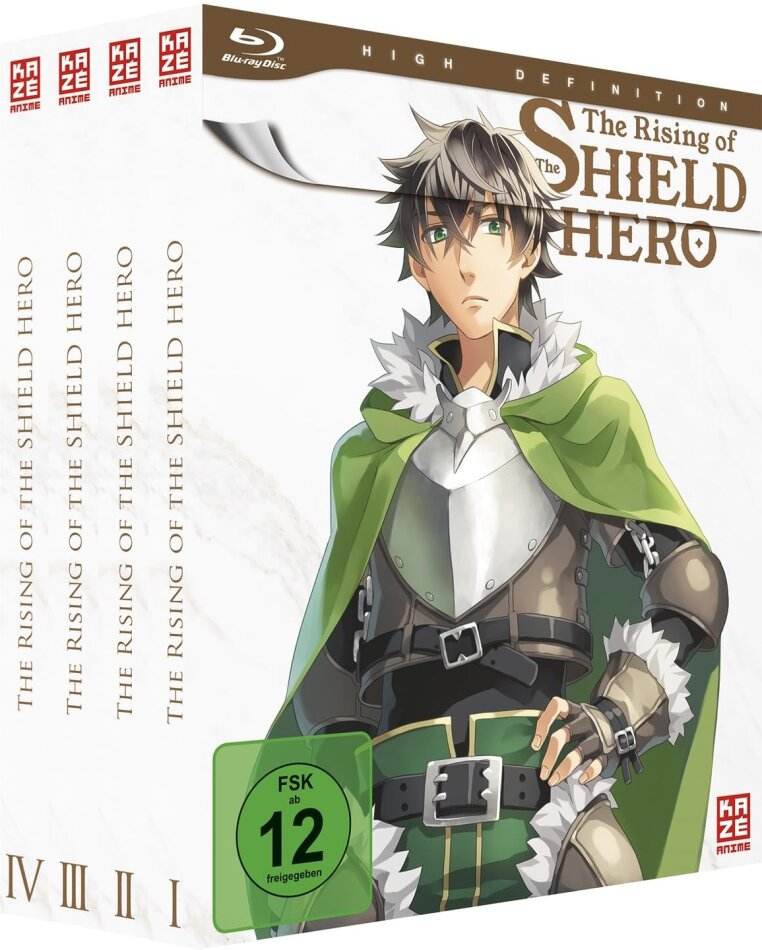 The Rising of the Shield Hero - Staffel 1 Complete edition, Bundle, 4 Blu-rays