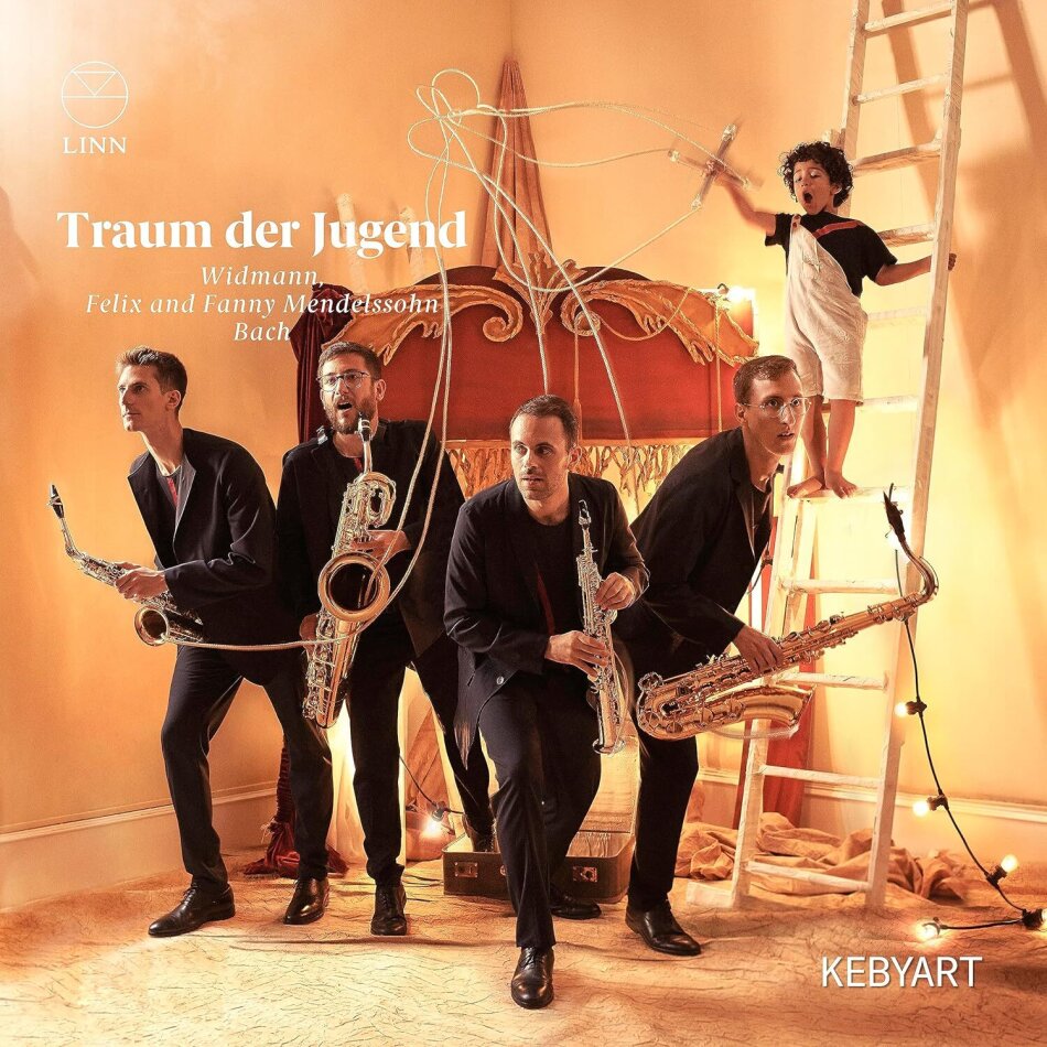 Kebyart, Jörg Widmann (*1973), Felix Mendelssohn-Bartholdy (1809-1847), Johann Sebastian Bach (1685-1750) & Fanny Hensel-Mendelssohn (1805-1847) - Traum der Jugend
