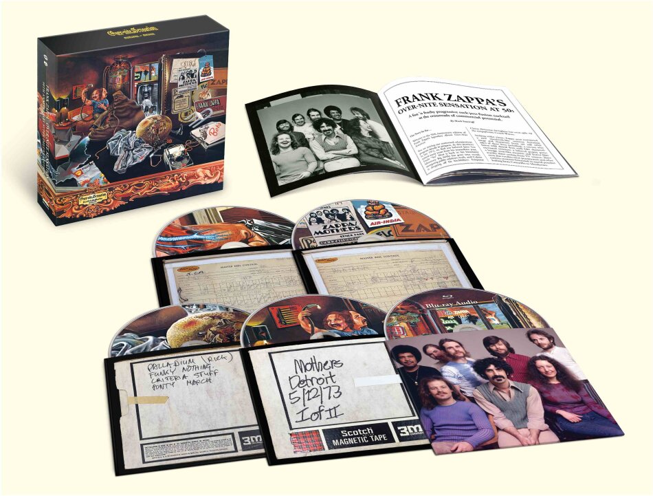 Frank Zappa - Over-Nite Sensation 2023 Reissue, Zappa Records, 50th Anniversary Edition, 4 CDs + Blu-ray
