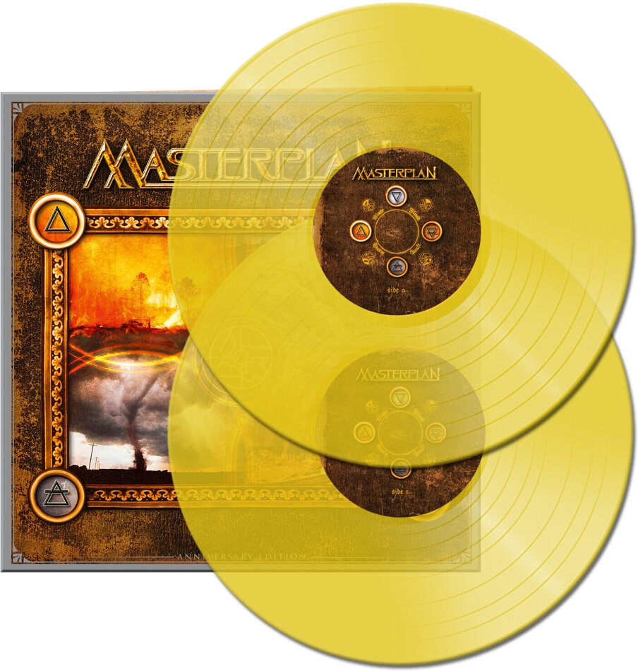Masterplan - --- 2023 Reissue, AFM Records, Edizione Anniversario, Yellow Vinyl, 2 LP