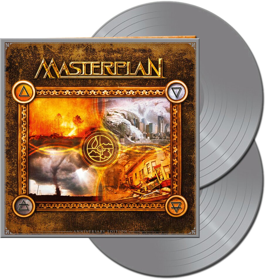Masterplan - --- 2023 Reissue, AFM Records, Anniversary Edition, Silver Vinyl, 2 LPs