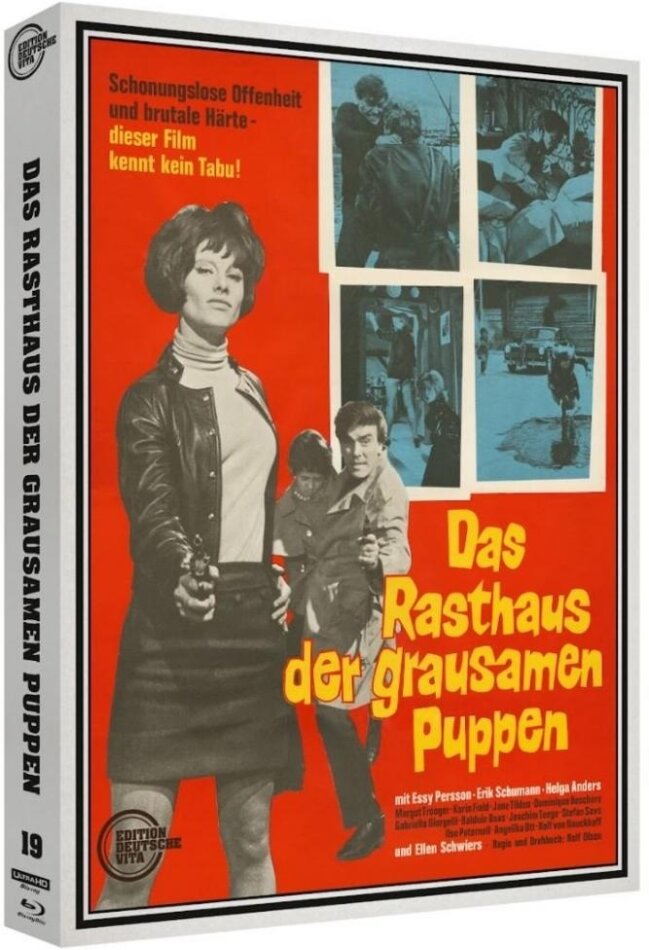 Rasthaus der grausamen Puppen (1967) Cover A, Limited Edition, Mediabook, 4K Ultra HD + Blu-ray