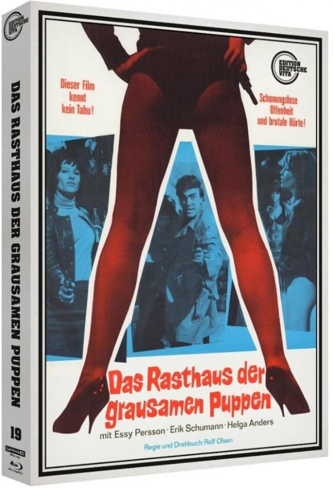 Rasthaus der grausamen Puppen (1967) Cover B, Limited Edition, Mediabook, 4K Ultra HD + Blu-ray