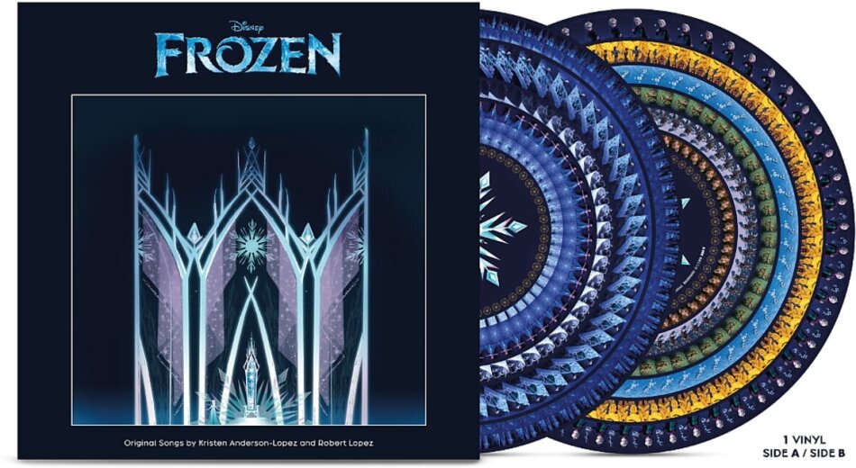 Frozen: The Songs - OST 2023 Reissue, Walt Disney Records, 10th Anniversary Edition, Zoetrope Vinyl, LP