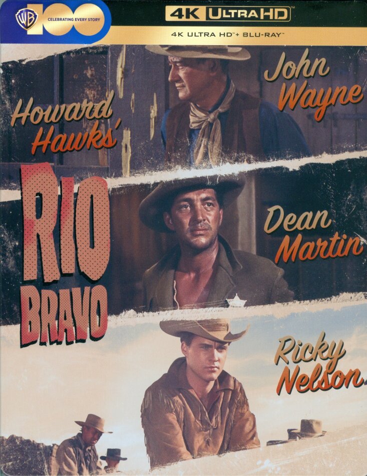 Rio Bravo (1959) 100 ans Warner Bros., Édition Limitée, Steelbook, 4K Ultra HD + Blu-ray