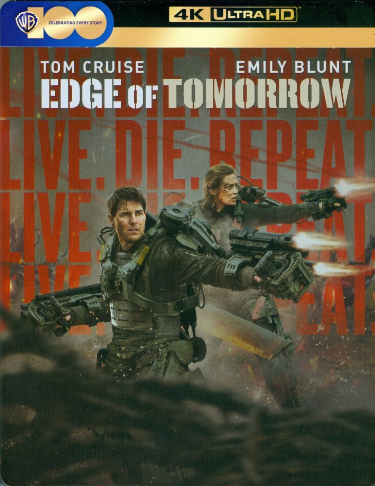 Edge of Tomorrow (2014) Limited Edition, Steelbook, 4K Ultra HD + Blu-ray