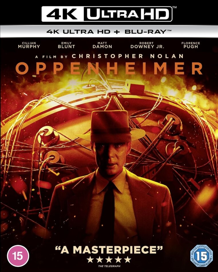Oppenheimer (2023) 4K Ultra HD + 2 Blu-rays