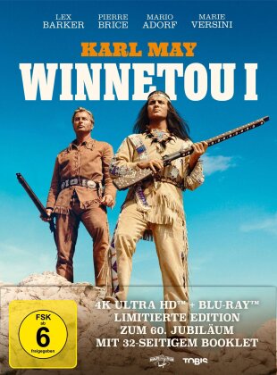 Winnetou 1 (1963) (60th Anniversary Edition, Limited Edition, Mediabook, 4K Ultra HD + Blu-ray)