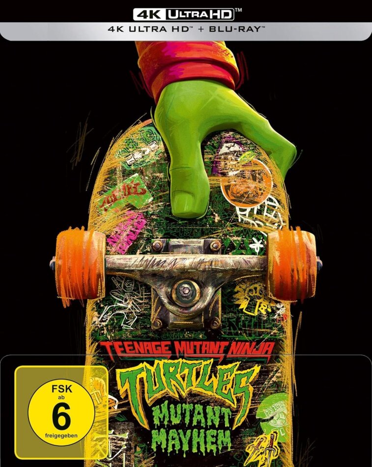 Teenage Mutant Ninja Turtles - Mutant Mayhem (2023) Limited Edition, Steelbook, 4K Ultra HD + Blu-ray