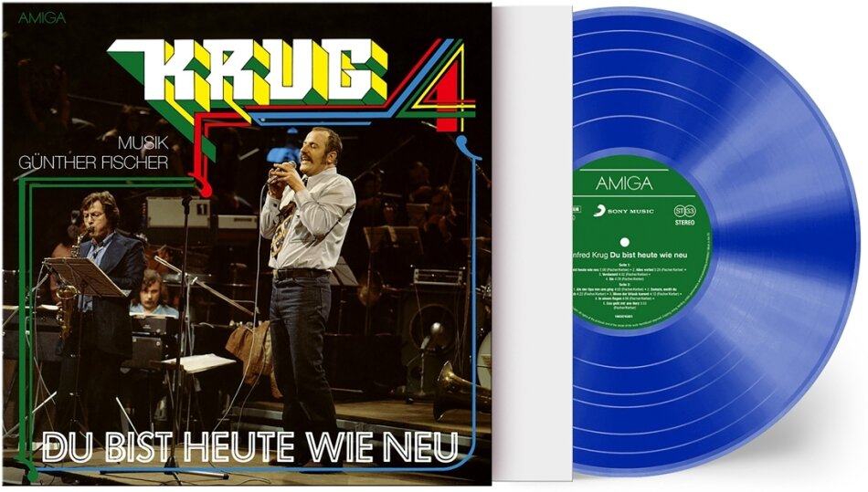 Manfred Krug - No.4: Du Bist Heute Wie Neu 2023 Reissue, Transparent Blue Vinyl, LP