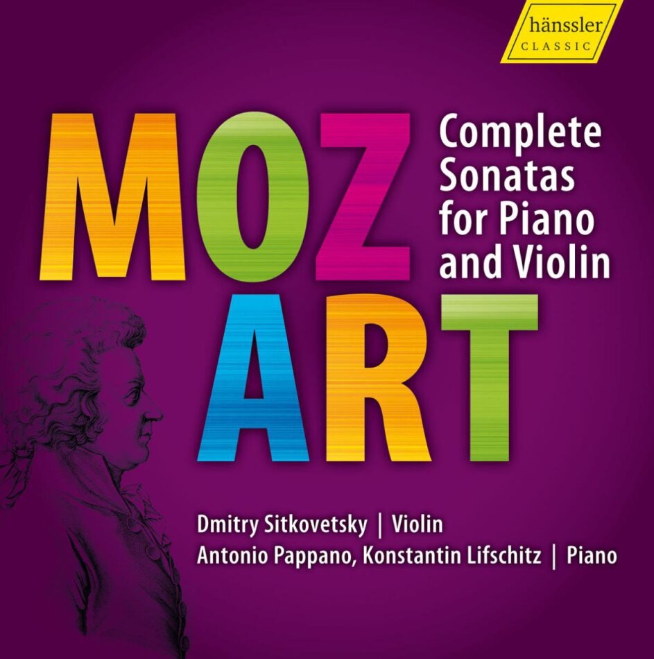 Wolfgang Amadeus Mozart (1756-1791), Dmitry Sitkovetsky, Sir Antonio Pappano & Konstantin Lifschitz - Complete Sonatas For Piano And Violin 4 CD