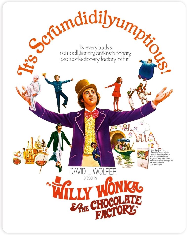 Willy Wonka & the Chocolate Factory (1971) Limited Edition, Steelbook