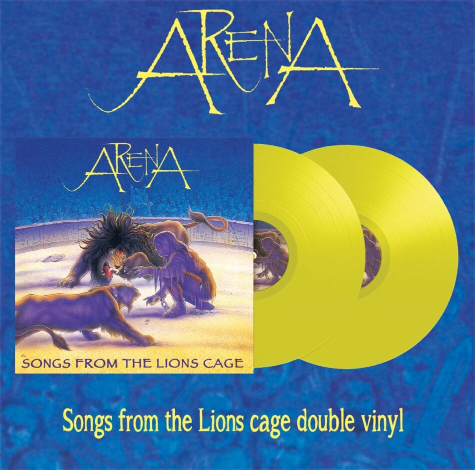 Arena - Songs From The Lion's Cage Yellow Vinyl, 2 LPs