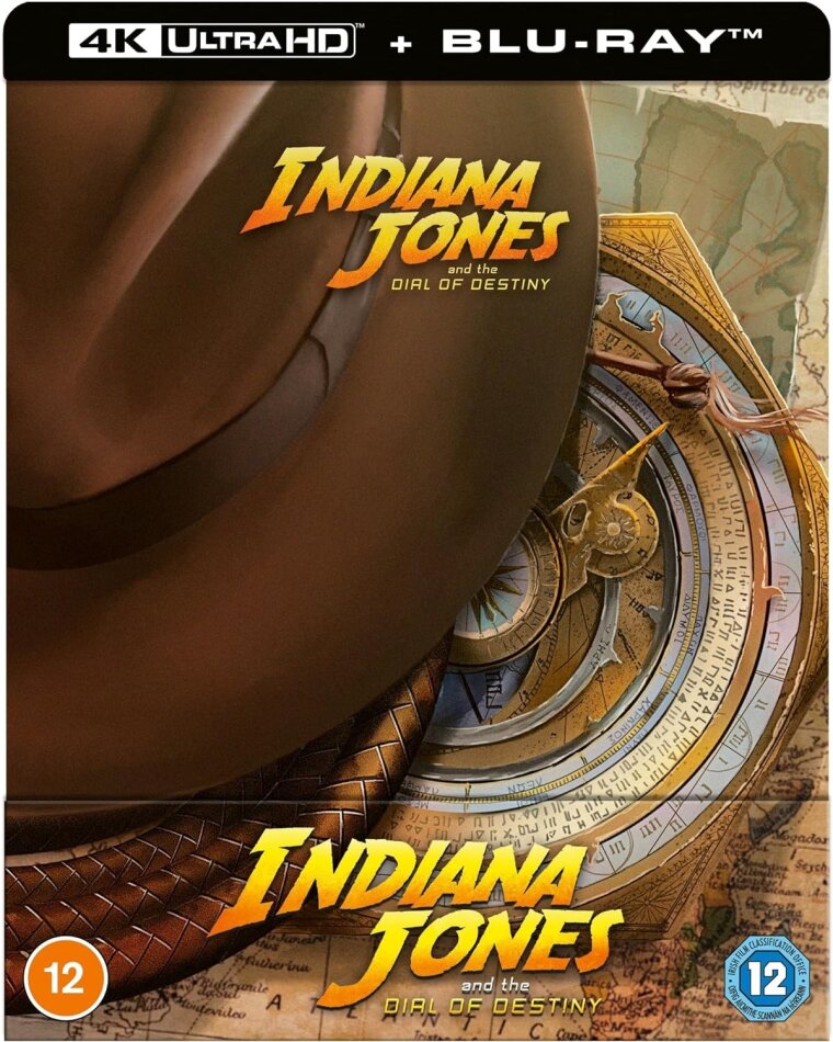 Indiana Jones and the Dial of Destiny (2023) Edizione Limitata, Steelbook, 4K Ultra HD + Blu-ray