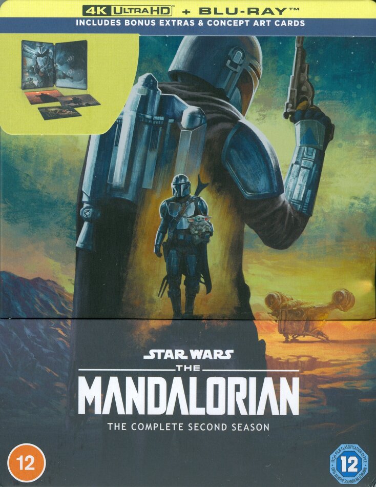 The Mandalorian - Season 2 Limited Collector's Edition, Steelbook, 2 4K Ultra HDs + 2 Blu-rays