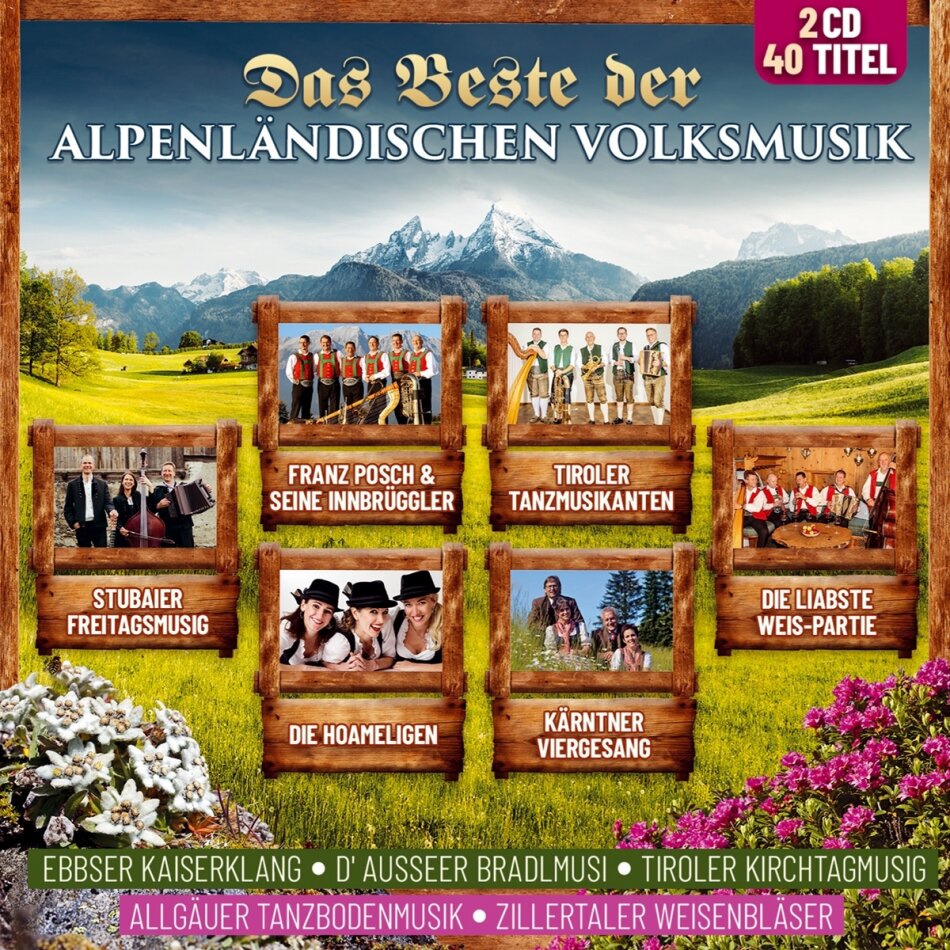 Das Beste der Alpenländischen Volksmusik Folge 1 2 CDs