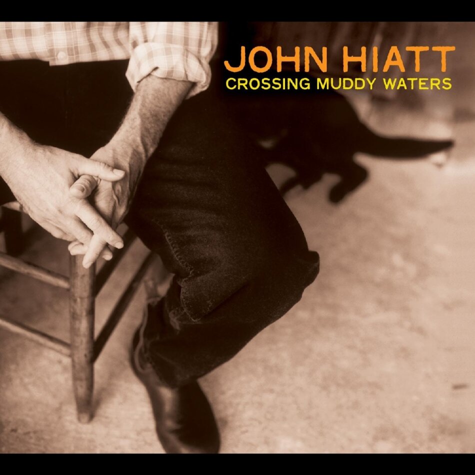 John Hiatt - Crossing Muddy Waters 2023 Reissue, New West Records, TRANSPARENT ORANGE VINYL, LP