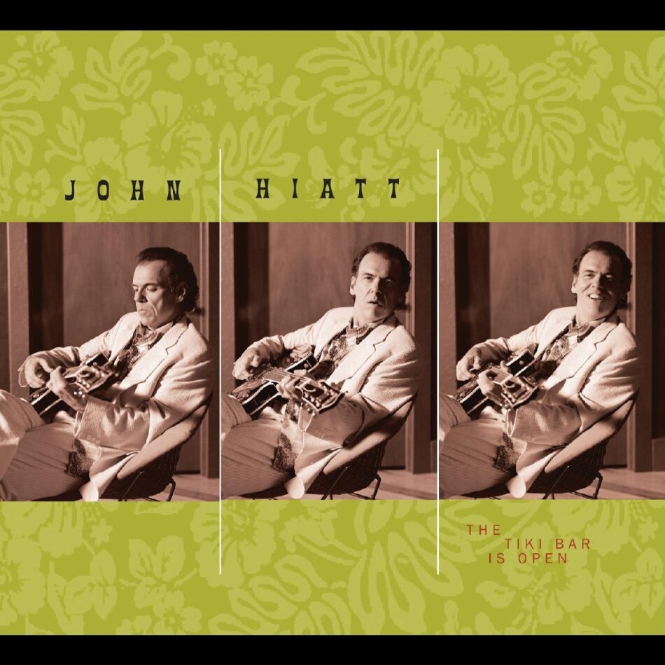 John Hiatt - Tiki Bar Is Open 2023 Reissue, New West Records, TRANSPARENT GREEN VINYL, LP