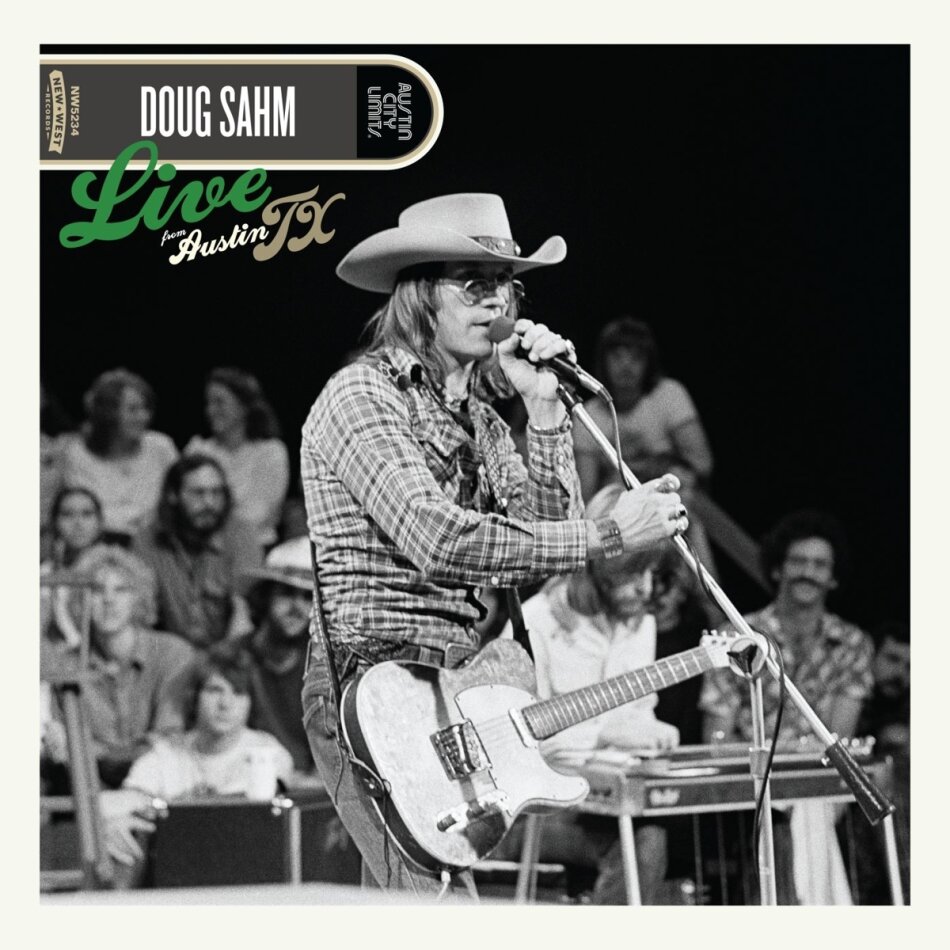 Doug Sahm - Live From Austin, Tx 2023 Reissue, New West Records, TRANSPARENT GREEN VINYL, 2 LPs