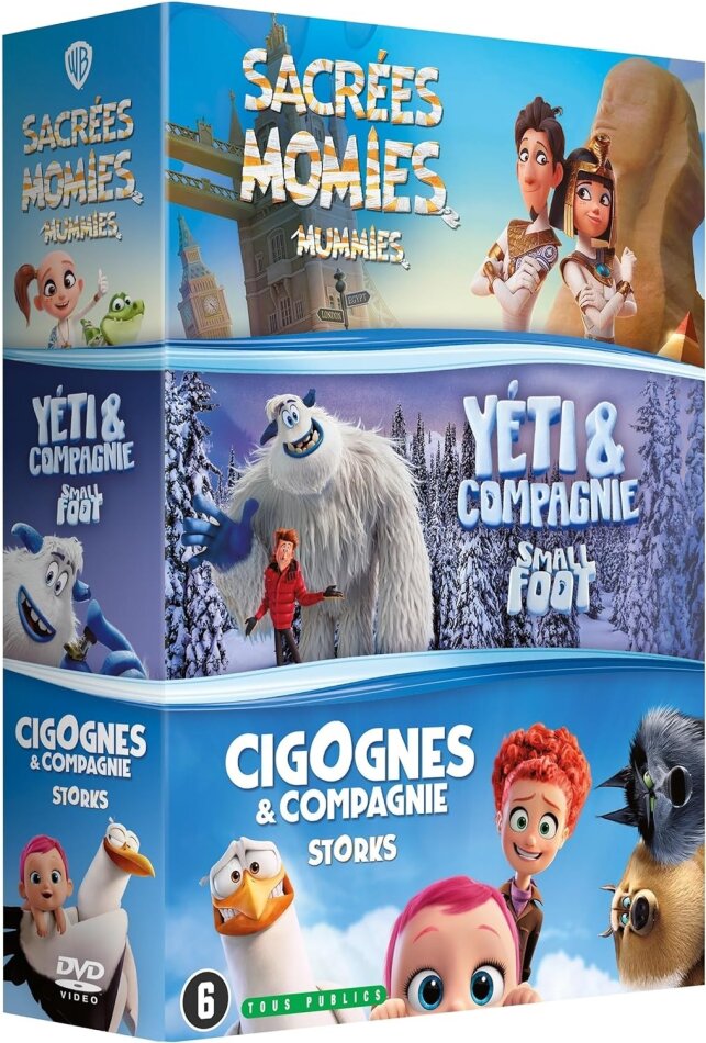 Sacrées momies / Yéti & Compagnie / Cigognes et compagnie 3 DVD